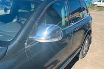 Volkswagen Touareg 2002–2010 Spiegelabdeckungen 2007-2010 (2 Stk., Edelstahl) Carmos - Türkischer Stahl Foto 5