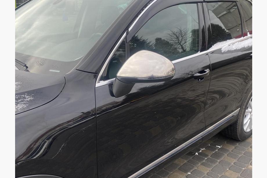 Volkswagen Touareg 2010-2018 Spiegelabdeckungen (2 Stk., Edelstahl) Carmos - Türkischer Stahl Foto 3