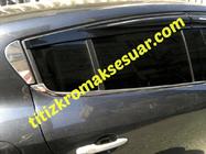 Renault Megane III 2009-2016 Fensterzierleisten oben (HB, 6 Stk, Edelstahl) Foto 5
