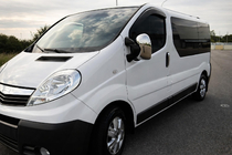 Nissan Primastar 2002-2014 Spiegelabdeckungen Chrom (2 Stk) Foto 1