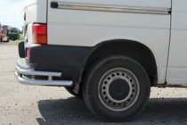 Volkswagen T4 Transporter 1990-2003 Hintere doppelte Eckschutzrohre AK003-Double (2 Stk., Edelstahl) Foto 3