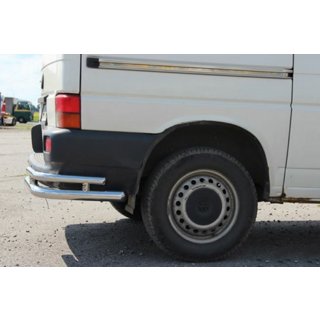 Hintere doppelte Eckschutzrohre AK003-Double (2 Stk., Edelstahl) Volkswagen T4 Transporter 1990-2003 Foto 3