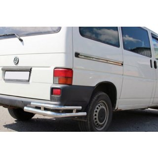 Hintere doppelte Eckschutzrohre AK003-Double (2 Stk., Edelstahl) Volkswagen T4 Caravelle/Multivan 1990–2003 Foto 1