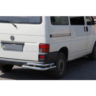 Hintere doppelte Eckschutzrohre AK003-Double (2 Stk., Edelstahl) Volkswagen T4 Caravelle/Multivan 1990–2003 Foto 4