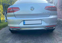Volkswagen Passat B8 2015-2023 Auspuffblenden Imitation SD/SW (2015-2018, 2 Stk, Edelstahl) Carmos - Türkischer Edelstahl Foto 2