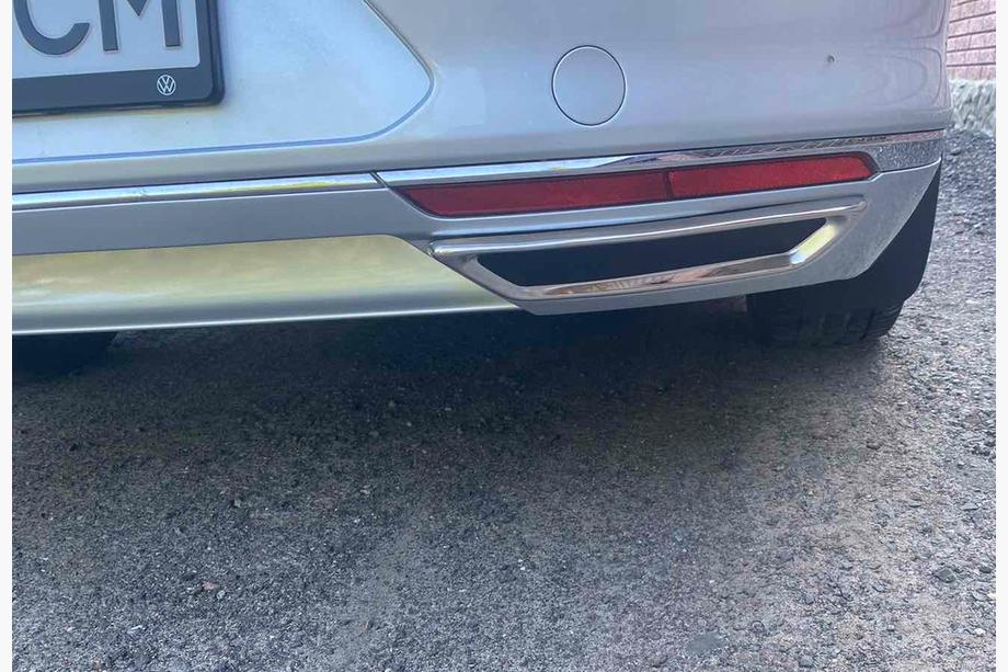 Volkswagen Passat B8 2015-2023 Auspuffblenden Imitation SD/SW (2015-2018, 2 Stk, Edelstahl) Carmos - Türkischer Edelstahl Image