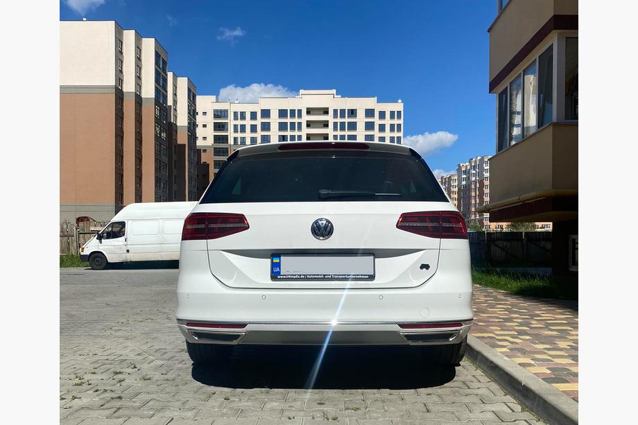 Volkswagen Passat B8 2015-2023 Auspuffblenden Imitation SD/SW (2015-2018, 2 Stk, Edelstahl) S-Design - Italienischer Edelstahl Foto 3