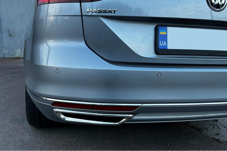 Volkswagen Passat B8 2015-2023 Auspuffblenden Imitation SD/SW (2015-2018, 2 Stk, Edelstahl) S-Design - Italienischer Edelstahl Foto 7