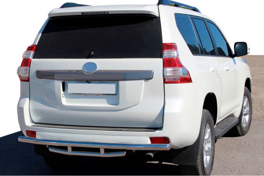 Toyota Land Cruiser Prado 150 2009-2023 Heckbügel AK002-2v1 (Edelstahl) Image