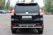 Toyota Land Cruiser Prado 150 2009-2023 Heckbügel AK002-2v2 (Edelstahl) Foto 2