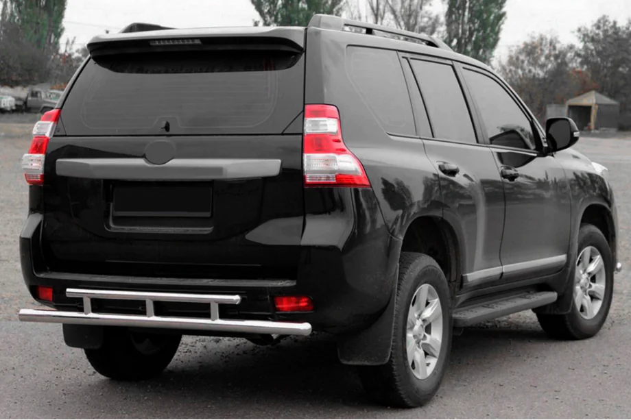 Toyota Land Cruiser Prado 150 2009-2023 Heckbügel AK002-2v2 (Edelstahl) Image