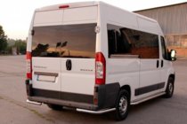 Fiat Ducato 2006-2025 Hintere Eckschutzrohre AK003 (2 Stk., Edelstahl) Foto 3