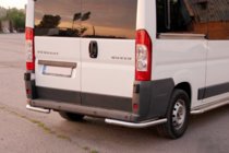 Fiat Ducato 2006-2025 Hintere Eckschutzrohre AK003 (2 Stk., Edelstahl) Foto 5