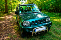 Suzuki Jimny 1998-2018 Frontbügel QT006 (Edelstahl) Foto 1