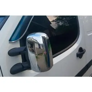 Spiegelabdeckungen Chrom (2 Stk., Kunststoff) Foto 3