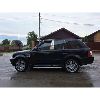 Edelstahl Türsäulen Abdeckung Range Rover Sport 2005-2013 Foto 2