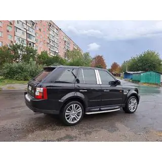 Edelstahl Türsäulen Abdeckung Range Rover Sport 2005-2013 Foto 1