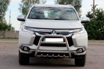 Mitsubishi Pajero Sport 2015- Frontbügel WT008 (Edelstahl) Foto 5
