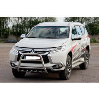 Frontbügel WT008 (Edelstahl) Mitsubishi Pajero Sport 2015- Foto 3
