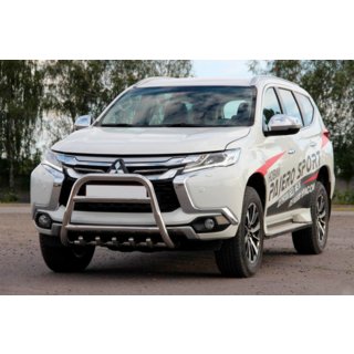 Frontbügel WT008 (Edelstahl) Mitsubishi Pajero Sport 2015- Foto 4