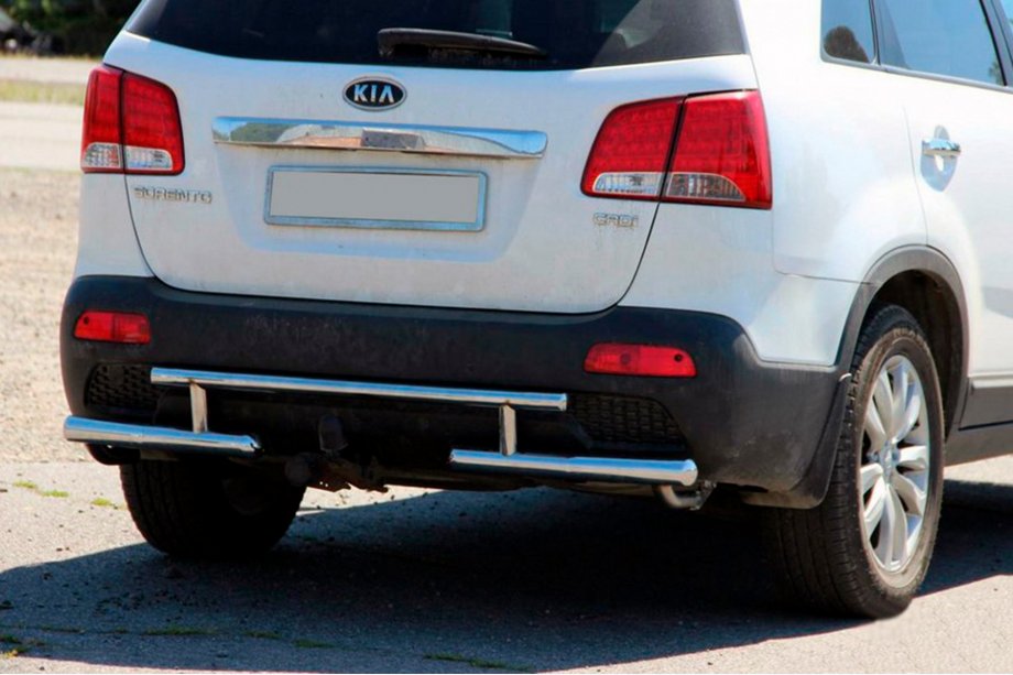 Kia Sorento II XM 2009-2014 Heckschutzbügel AK002-2 (Edelstahl) Image