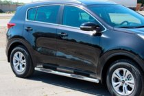 Kia Sportage 2015-2021 Seitliche Rohre BB002 (2 Stk., Edelstahl) Foto 1