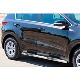 Seitliche Rohre BB002 (2 Stk., Edelstahl) Kia Sportage 2015-2021 Foto 4