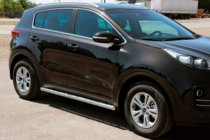 Kia Sportage 2015-2021 Seitliche Rohre BB001 (2 Stk., Edelstahl) Foto 1