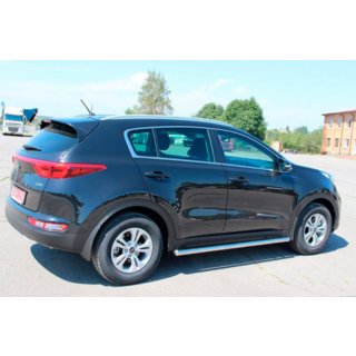Seitliche Rohre BB001 (2 Stk., Edelstahl) Kia Sportage 2015-2021 Foto 3