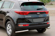 Kia Sportage 2015-2021 Heckschutz Eckenschutz AK003 (Edelstahl) Foto 1