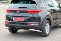 Kia Sportage 2015-2021 Heckschutz Eckenschutz AK003 (Edelstahl) Foto 2