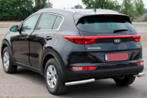 Kia Sportage 2015-2021 Heckschutz Eckenschutz AK003 (Edelstahl) Foto 3