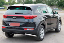Kia Sportage 2015-2021 Heckschutz Eckenschutz AK003 (Edelstahl) Foto 4