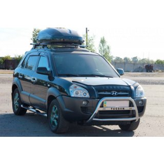 Frontbügel WT025 (Edelstahl) Hyundai Tucson JM 2004- Foto 3