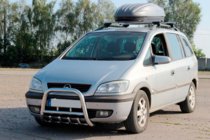 Opel Zafira A 1998-2005 Frontbügel QT006 (Edelstahl) Foto 2