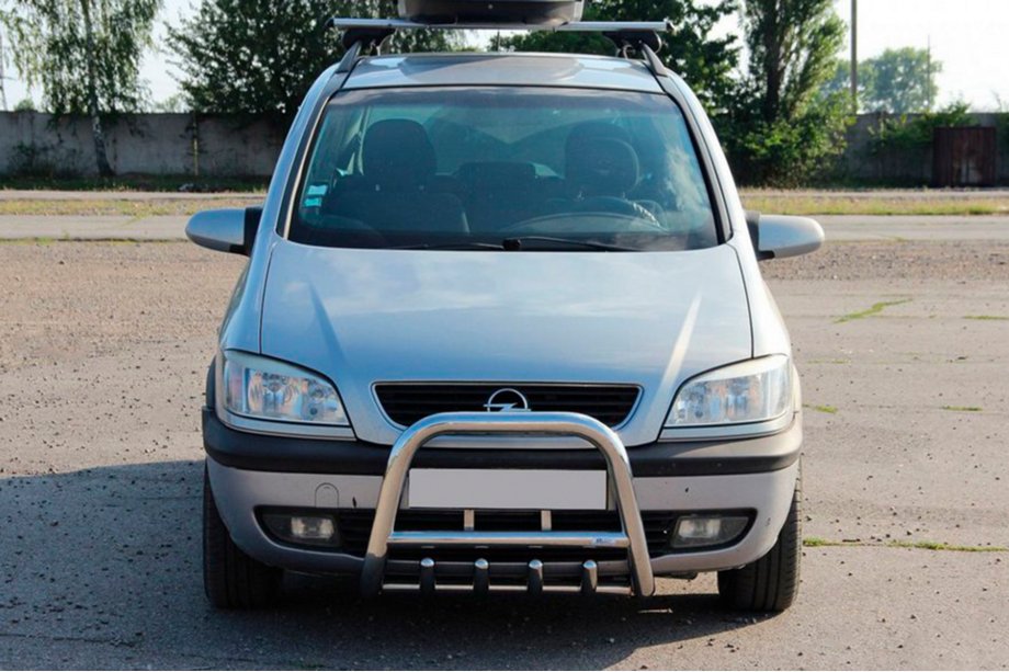Opel Zafira A 1998-2005 Frontbügel QT006 (Edelstahl) Image