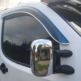 Spiegelabdeckungen Chrom (2 Stk., Kunststoff) Foto 2