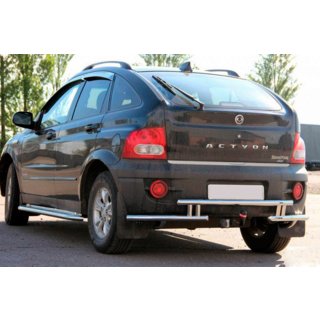 Heckschutz AK005-2 (Edelstahl) SsangYong Action 2005-2018 Foto 1