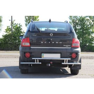 Heckschutz AK005-2 (Edelstahl) SsangYong Action 2005-2018 Foto 2