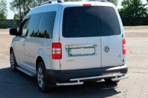 Volkswagen Caddy 2004-2010 Heckbügel AK003-2 (2 Stk., Edelstahl) Foto 4