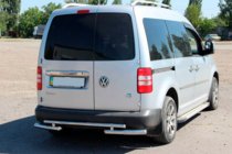 Volkswagen Caddy 2004-2010 Heckbügel AK003-2 (2 Stk., Edelstahl) Foto 2