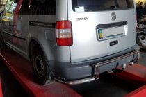 Volkswagen Caddy 2004-2010 Heckbügel AK003-3 (2 Stk., Edelstahl) Foto 1