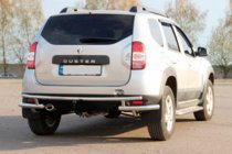 Dacia Duster 2008-2018 Heckbügel AK005-Special (Edelstahl) Foto 3