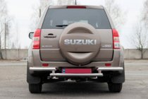 Suzuki Grand Vitara 2005-2017 Heckschutz AK003-2 (Edelstahl) Foto 2