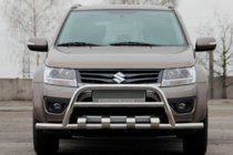 Suzuki Grand Vitara 2005-2017 Frontbügel ST-WT-15 (Edelstahl) Foto 1