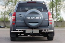 Suzuki Grand Vitara 2005-2017 Heckschutz AK005-3 (Edelstahl) Foto 2