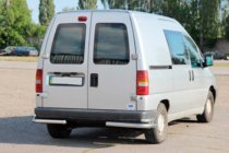 Peugeot Expert 1995-2007 Hintere doppelte Eckschutzrohre AK003-doppelt (Edelstahl) Foto 4