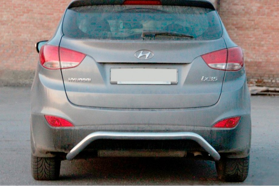 Hyundai IX-35 2010-2015 Heckschutz AK007 (Edelstahl) Image