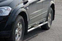 SsangYong Kyron 2005-2014 Seitliche Rohre BB002 (2 Stk., Edelstahl) Foto 1