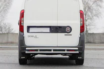Fiat Doblo II 2010-2022 Heckbügel AK002/1-Doppelt (Edelstahl) Foto 1